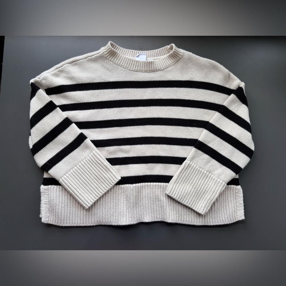 GAP Kids 100% Cotton Striped Sweater- Small (6/7)